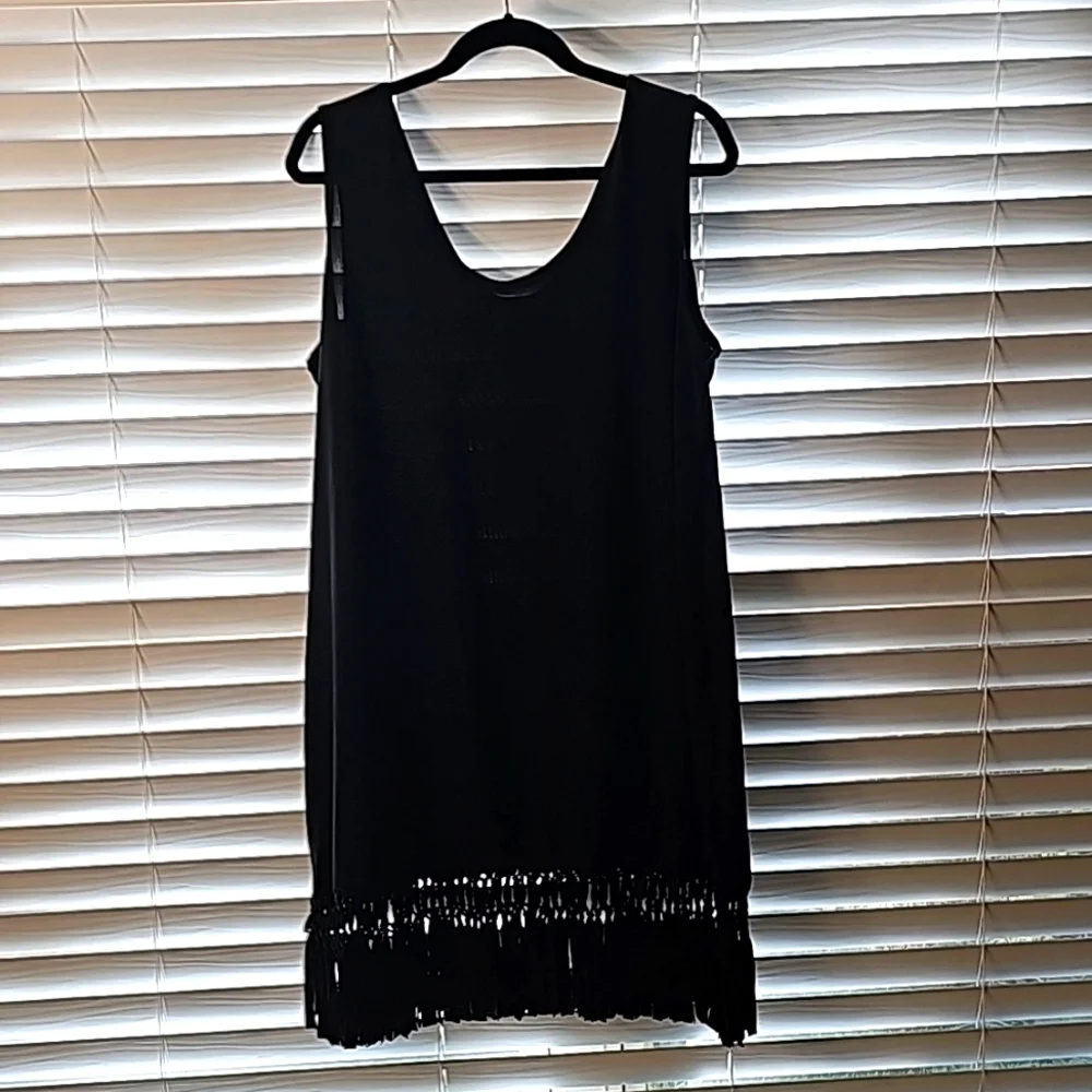 Dotti Swimsuit Cover-Up Dress Black Size Large NWT - Picture 2 of 6